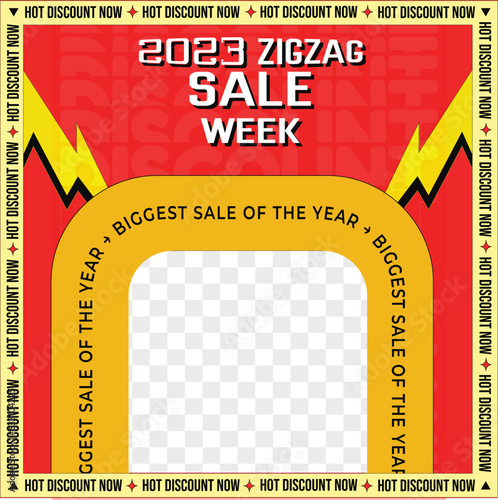 Sales Discount Offer Social Media Post for New Collection