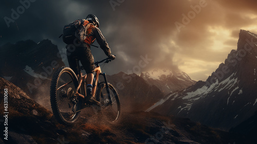 mountain bike in the mountains © M Arif