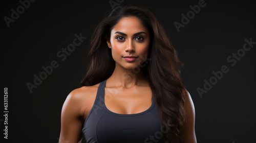 Gym-Ready Mixed Heritage Female Model