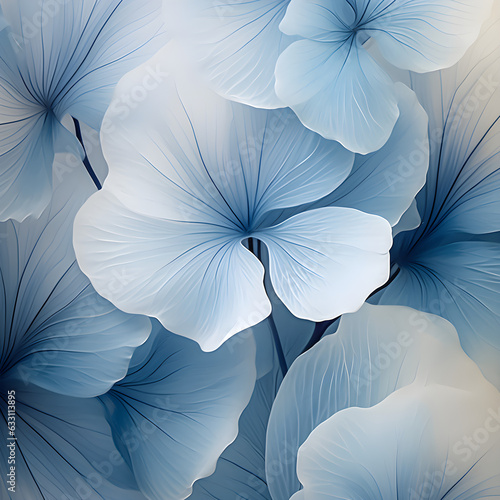 background with blue flowers