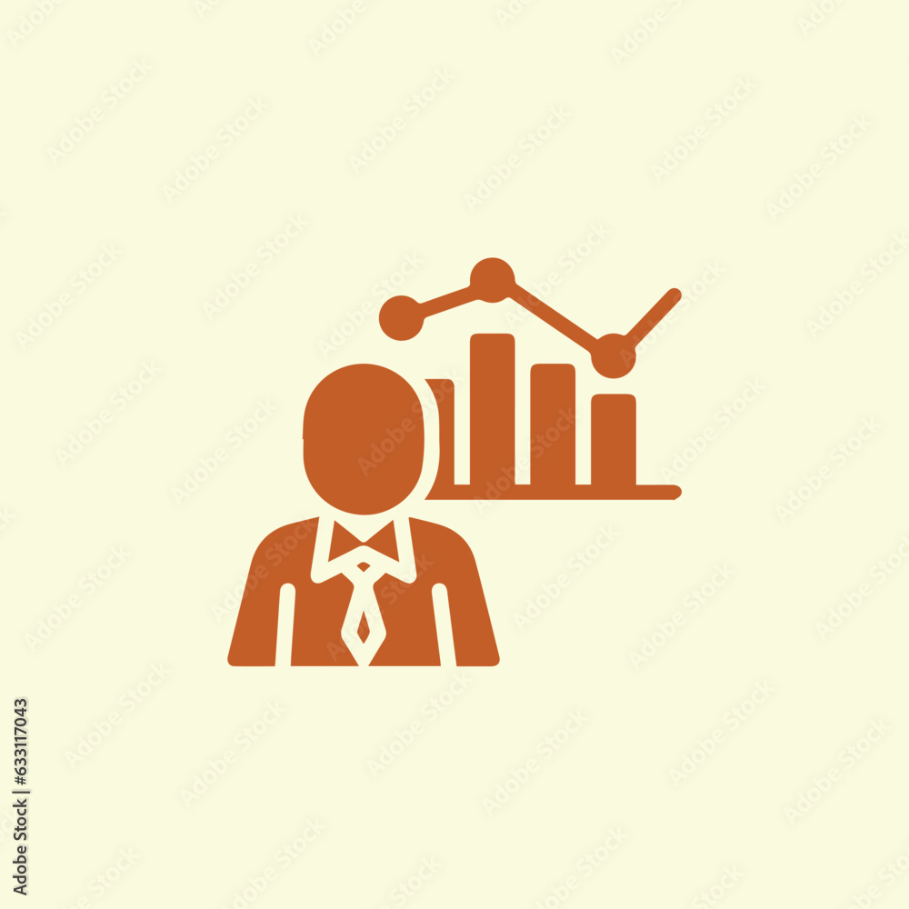 Business presentation vector illustration. Business presentation vector illustration.