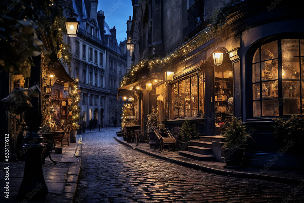 Midnight in Renaissance Paris.
