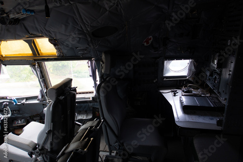 cockpit of an military aircraft. © JJadx