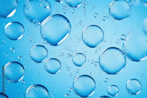 Effervescent air bubbles water. Generate Ai