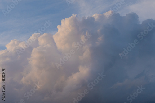 Pastel clouds in the sky