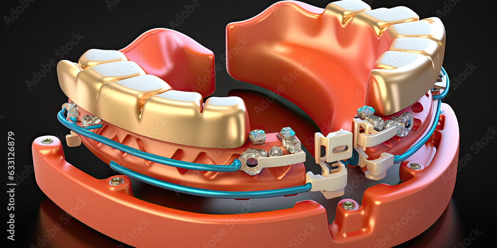 Removable orthodontic appliance, used after orthodontic treatment to