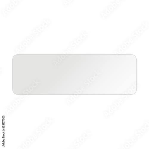 Rectangle shape text box gradient banner element for background