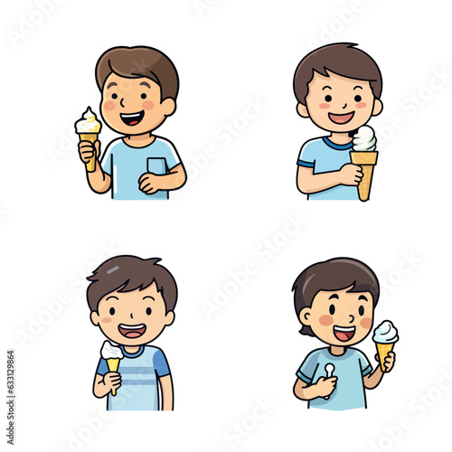 child eating ice cream
