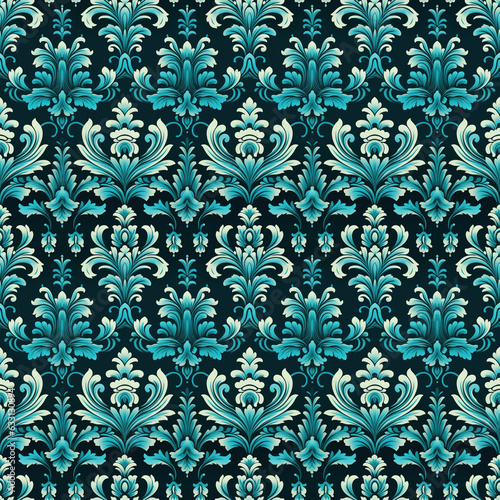 damask pattern seamless 