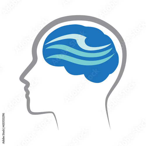 ocean waves inside human brain 
