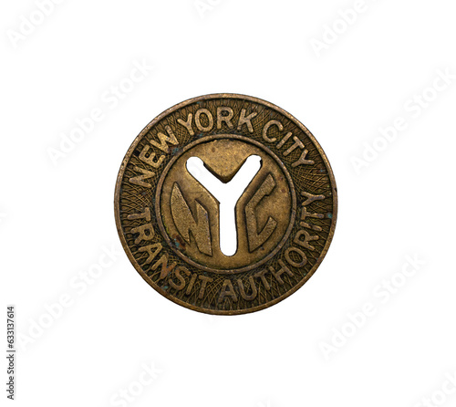 Canvas Print New York City Transit Authority Coin Transparent png