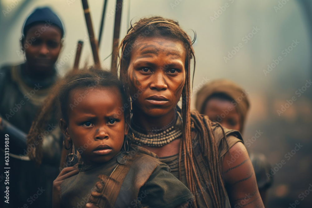 Intimate Portrait of a Hunter Family in the Mist