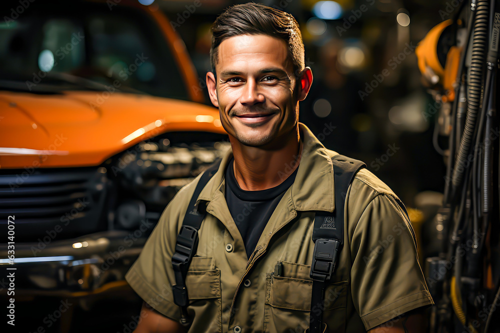 building employee smiling looking at camera, portrait, earthworks, jobs, building employee smiling looking at camera, portrait, earthworks, jobs,