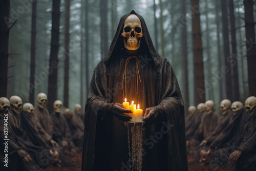 Eerie Cult Ceremony in Pine Thicket
