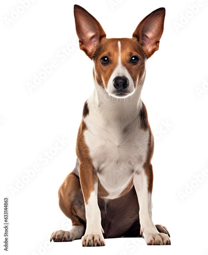 Basenji dog looking at the camera isolated on transparent background © Pixel Alchemy