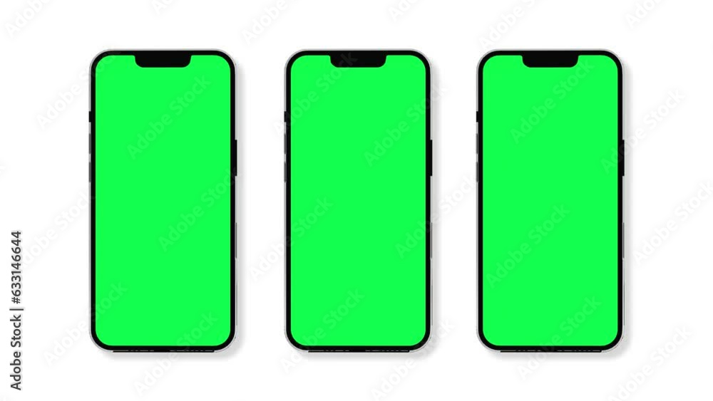 smartphone animation with green screen isolated on white background phone mockup smartphone animation with green screen isolated on white background phone mockup
