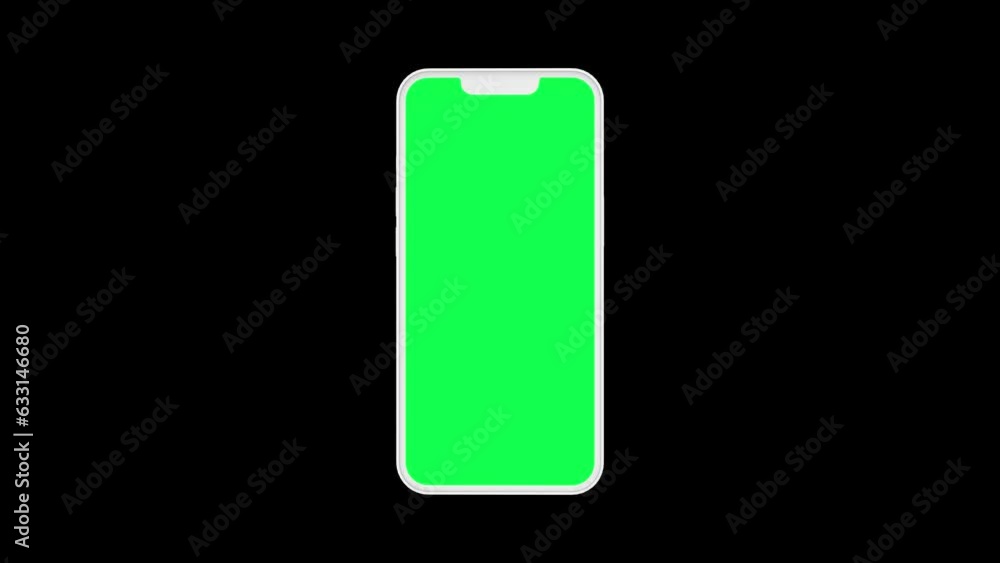 smartphone animation with green screen isolated on white background phone mockup smartphone animation with green screen isolated on white background phone mockup