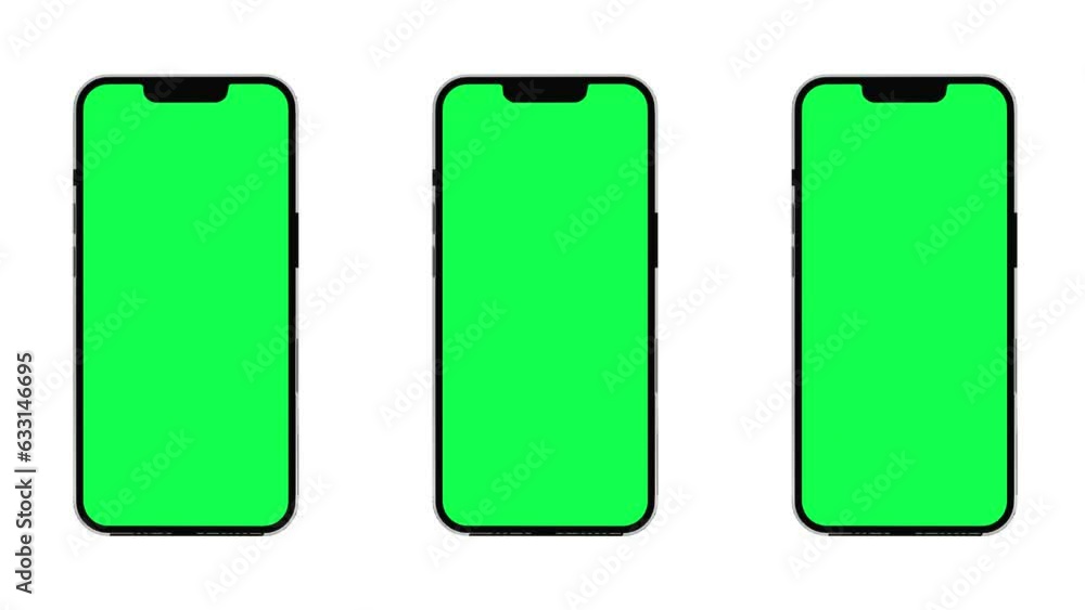 smartphone animation with green screen isolated on white background phone mockup smartphone animation with green screen isolated on white background phone mockup
