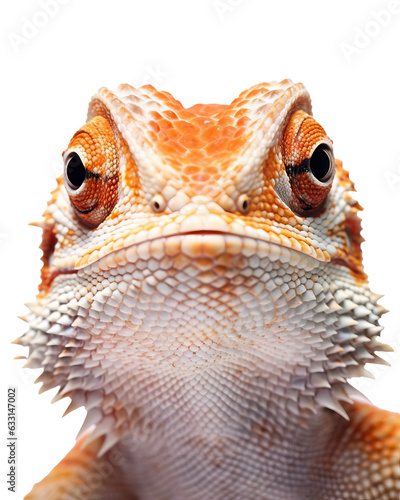 Portrait of a Bearded Dragon  Pogona vitticeps 