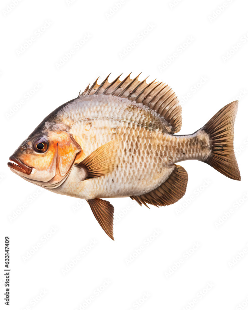 Fresh fish isolated on a white background Fresh fish isolated on a white background