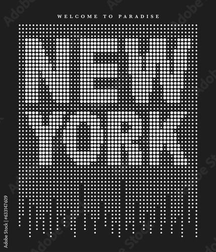 new york graphic for t shirt