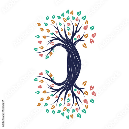 Tree Logo Design, Playground Vector, Education Tree Icon © Arya19