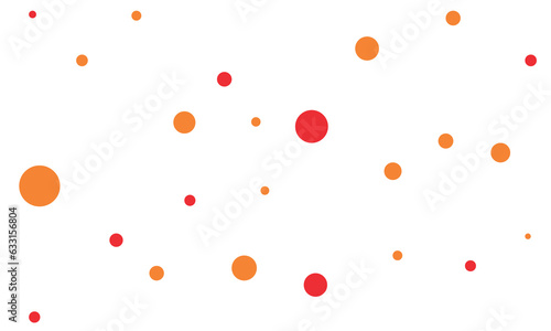 colorful polka dots vector background, dot vector, dot background vector, dot illustration