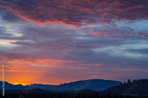 Obraz na płótnie Sedona Magical Sunset w salonie