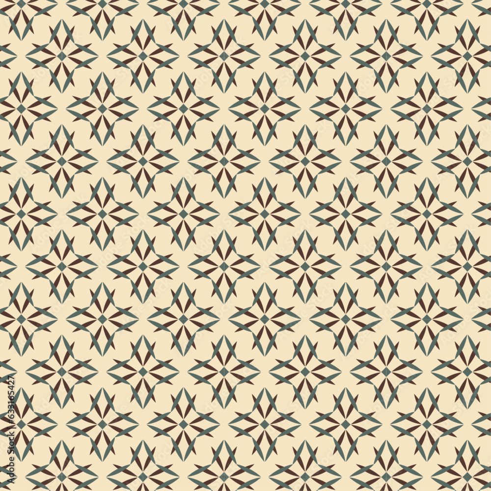 Fototapeta premium unusual ornament in flat style