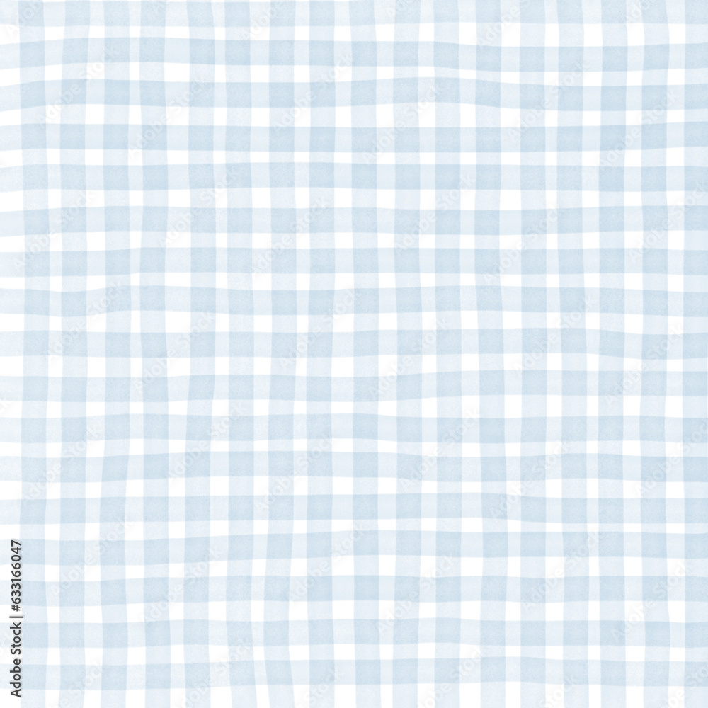 Light Blue Gingham Hand Drawn Background Pattern Overlay Light Blue Gingham Hand Drawn Background Pattern Overlay