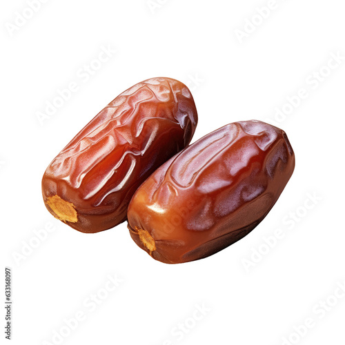 Dates isolated on transparent background