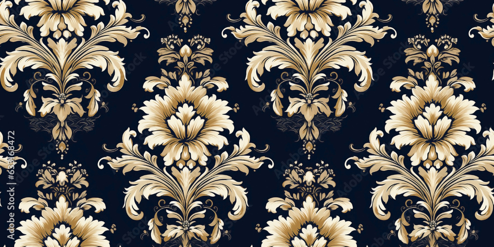 Damask seamless pattern. Infinite tile concept repeating texture background. Damask seamless pattern. Infinite tile concept repeating texture background.