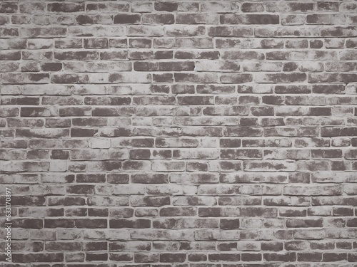 Una pared de ladrillos ligeramente desgastada con varios tonos de color