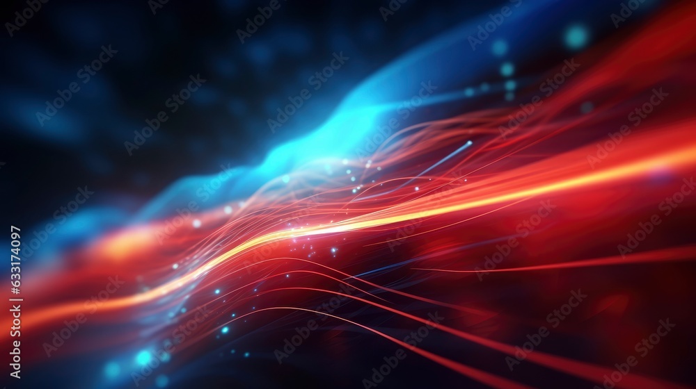 Abstract futuristic background with red glowing neon moving high speed wave lines and bokeh lights. Data transfer concept Fantastic wallpaper,
Abstract futuristic background with red glowing neon moving high speed wave lines and bokeh lights. Data transfer concept Fantastic wallpaper,