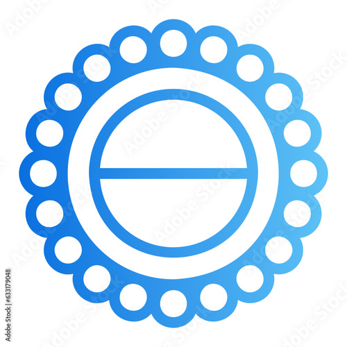 brooch gradient icon