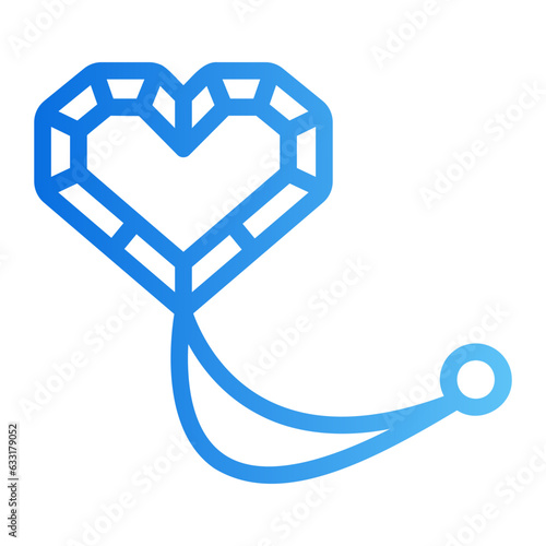 brooch gradient icon