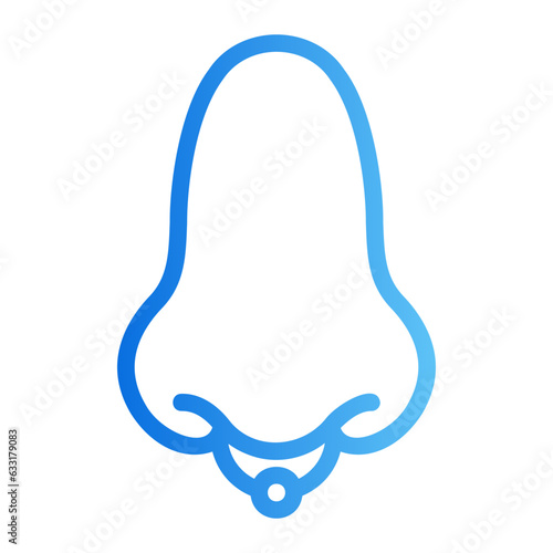 piercing gradient icon