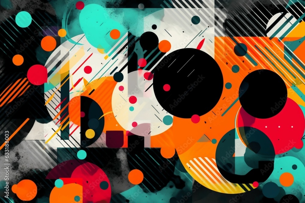 Obraz premium Vibrant colors abstract background