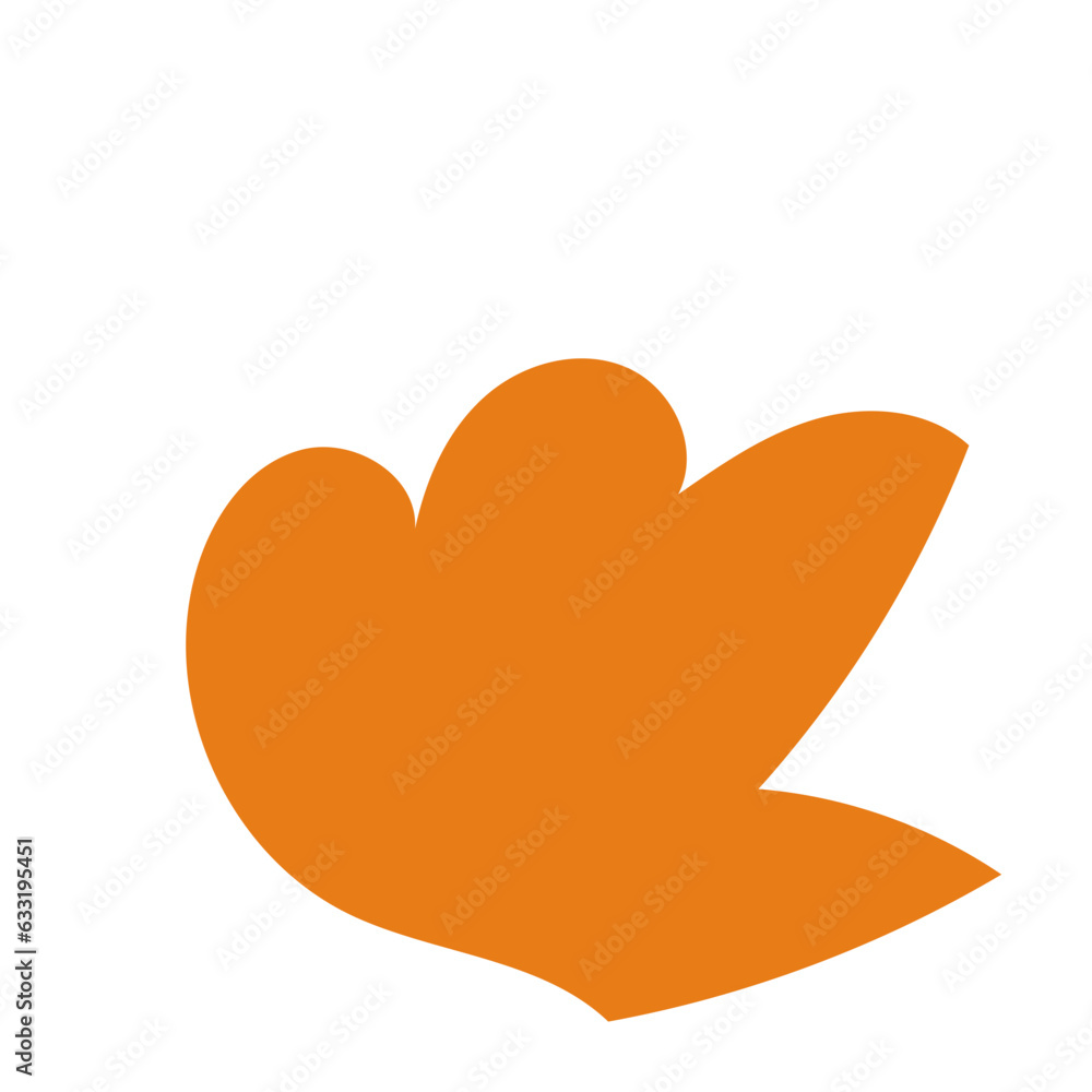 Mustard Orange Abstract Shapes Mustard Orange Abstract Shapes