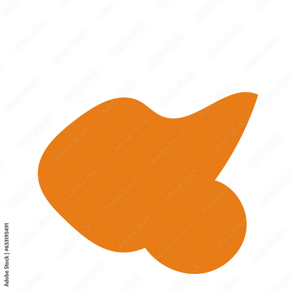 Mustard Orange Abstract Shapes Mustard Orange Abstract Shapes