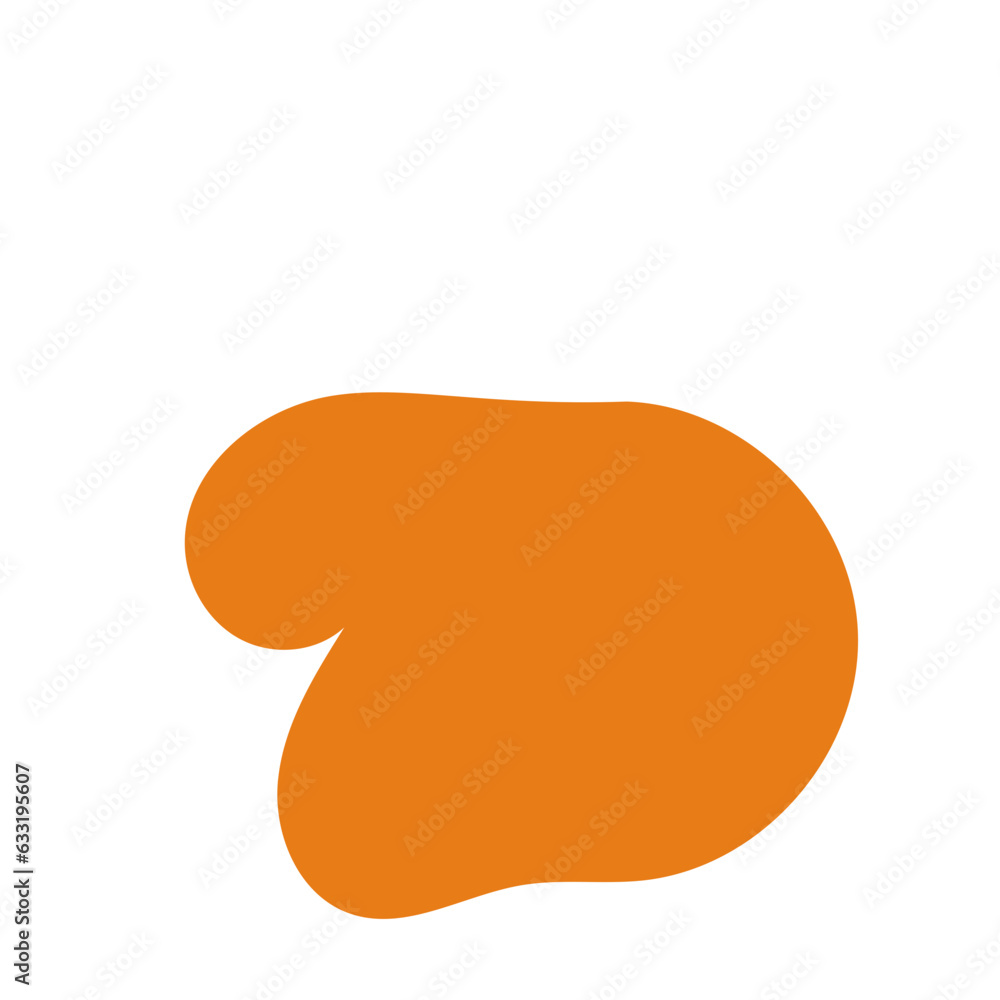 Mustard Orange Abstract Shapes Mustard Orange Abstract Shapes