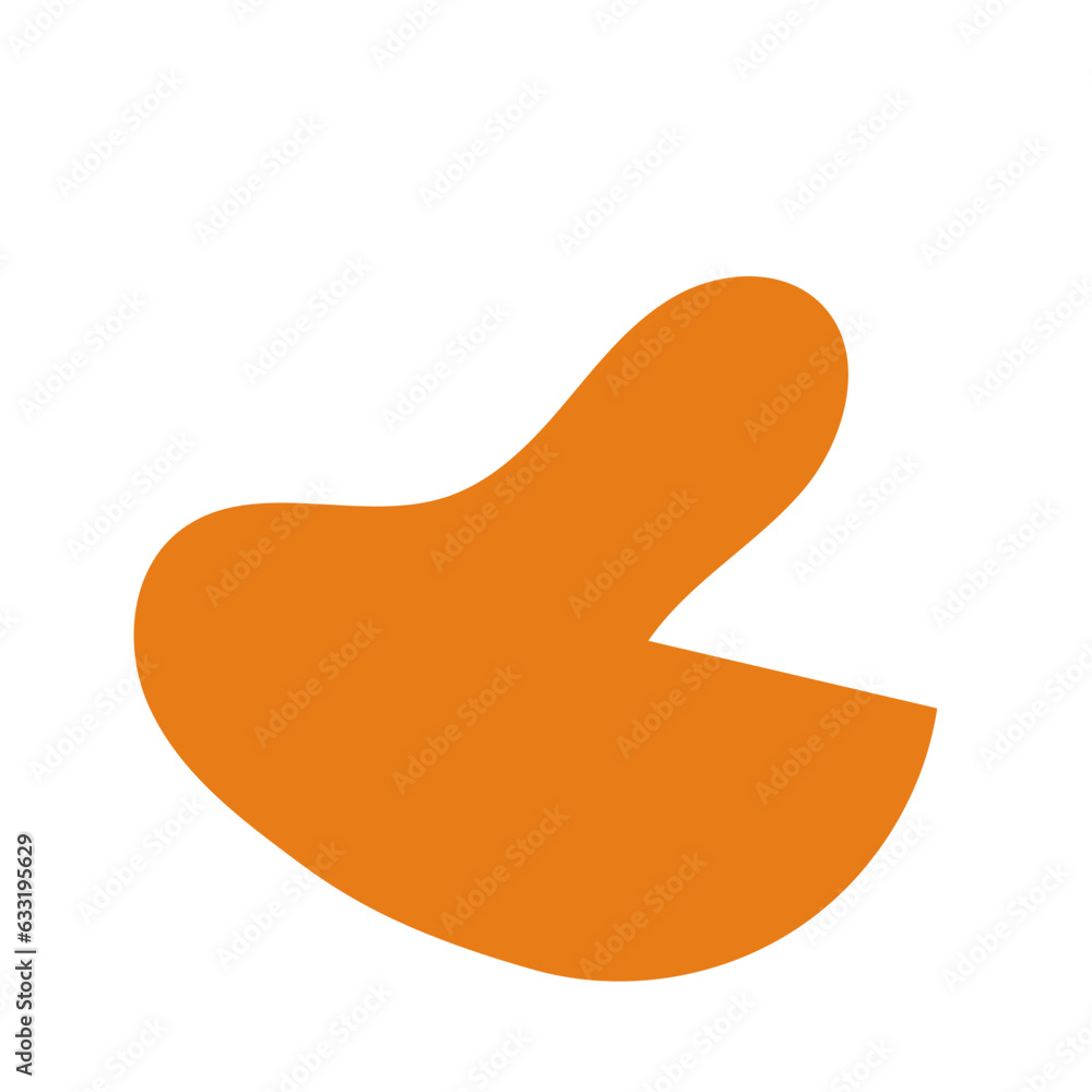 Mustard Orange Abstract Shapes Mustard Orange Abstract Shapes