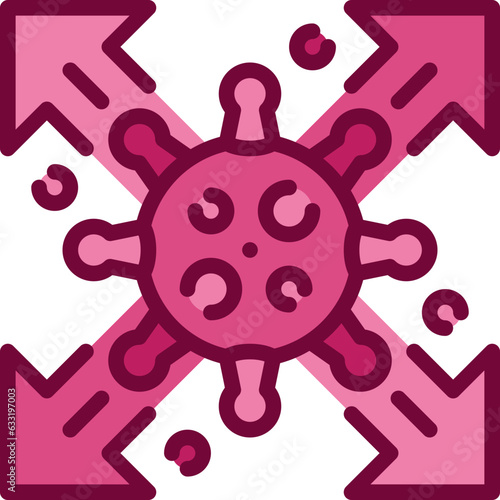 pandemic two tone icon