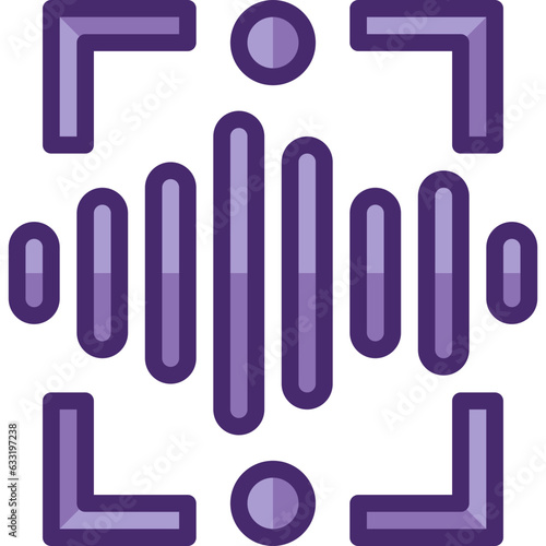 voice assistant two tone icon