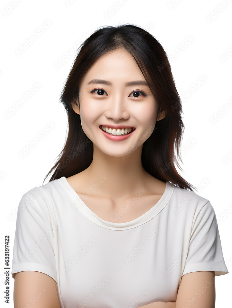 Asian Woman Smiling with Perfect Teeth. Dentist Concept
Asian Woman Smiling with Perfect Teeth. Dentist Concept