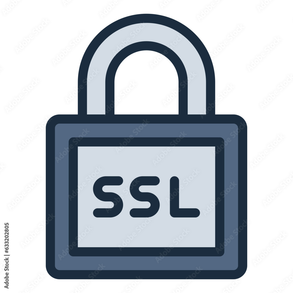 SSL security internet filled line SSL security internet filled line