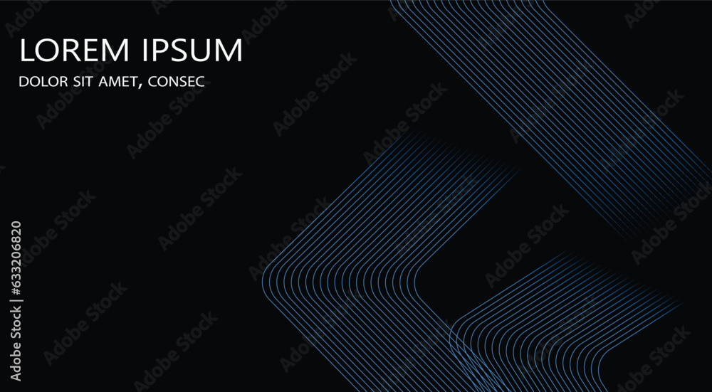 Abstract glowing circle lines on dark background. Futuristic technology concept. abstract background paper shine and layer element vector for presentation design Abstract glowing circle lines on dark background. Futuristic technology concept. abstract background paper shine and layer element vector for presentation design