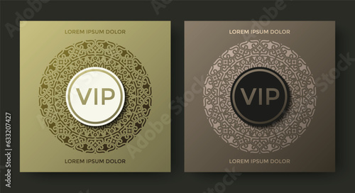 luxury vip card design template