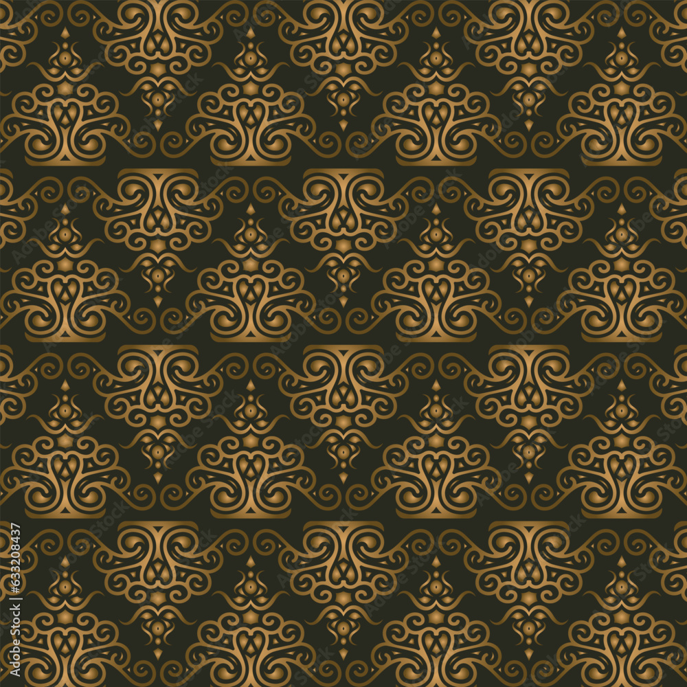 luxury dark seamless pattern background