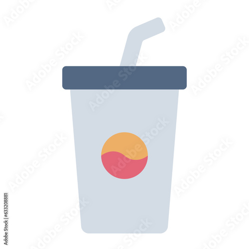 Drink soda or cola icon